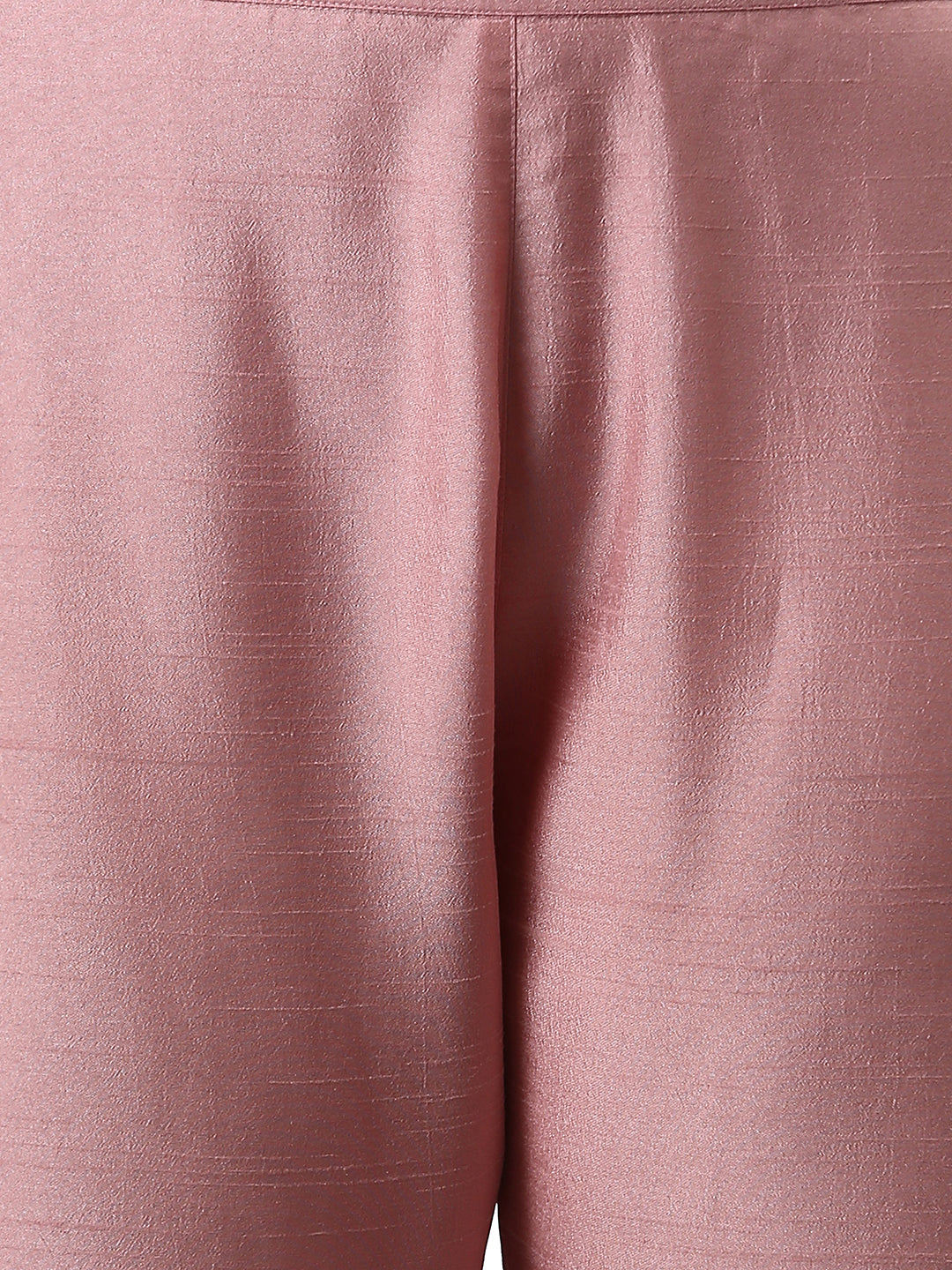 Pink Poly Silk Floral Print Kurta with Pant Janasya