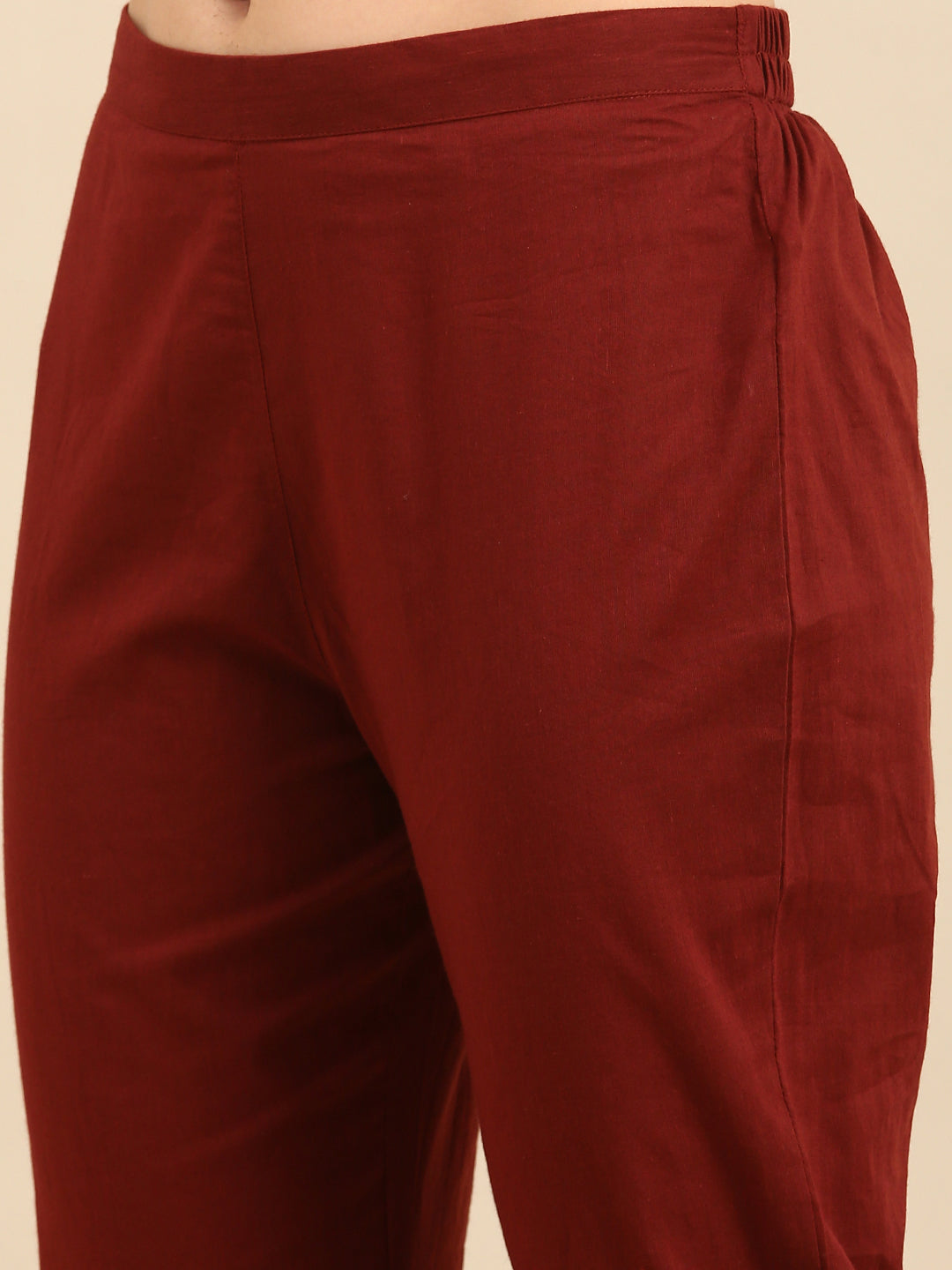 Teal Blue Cotton Floral Print Kurta with Pant and Dupatta